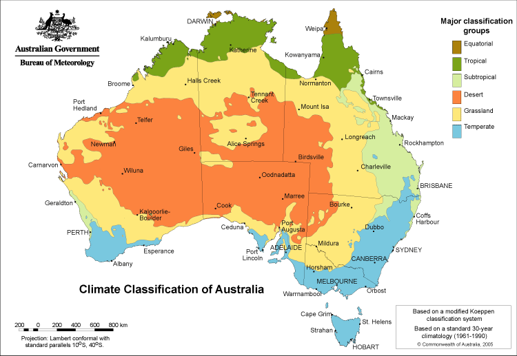 Climate zones